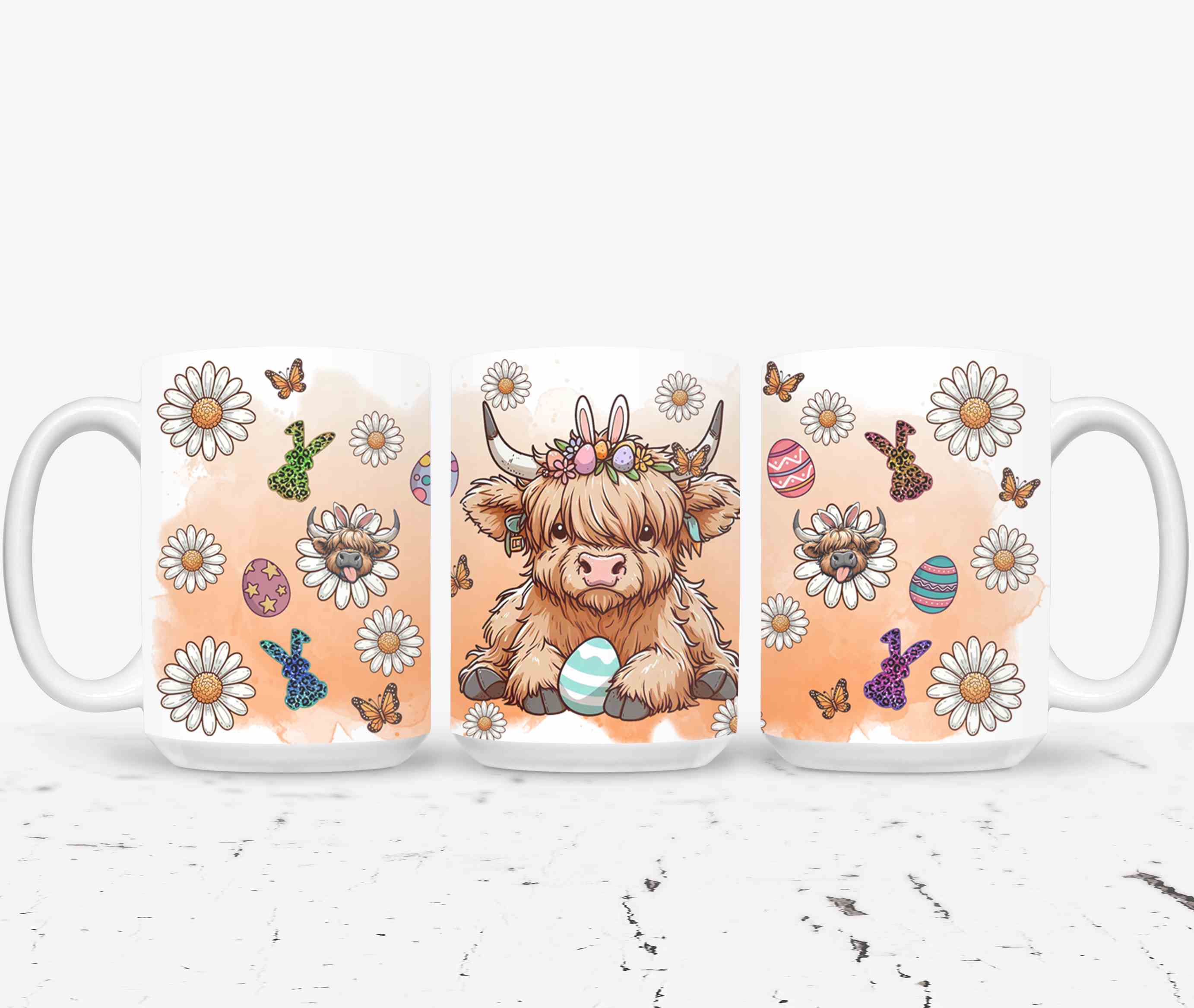 Highland Cow Easter-10378